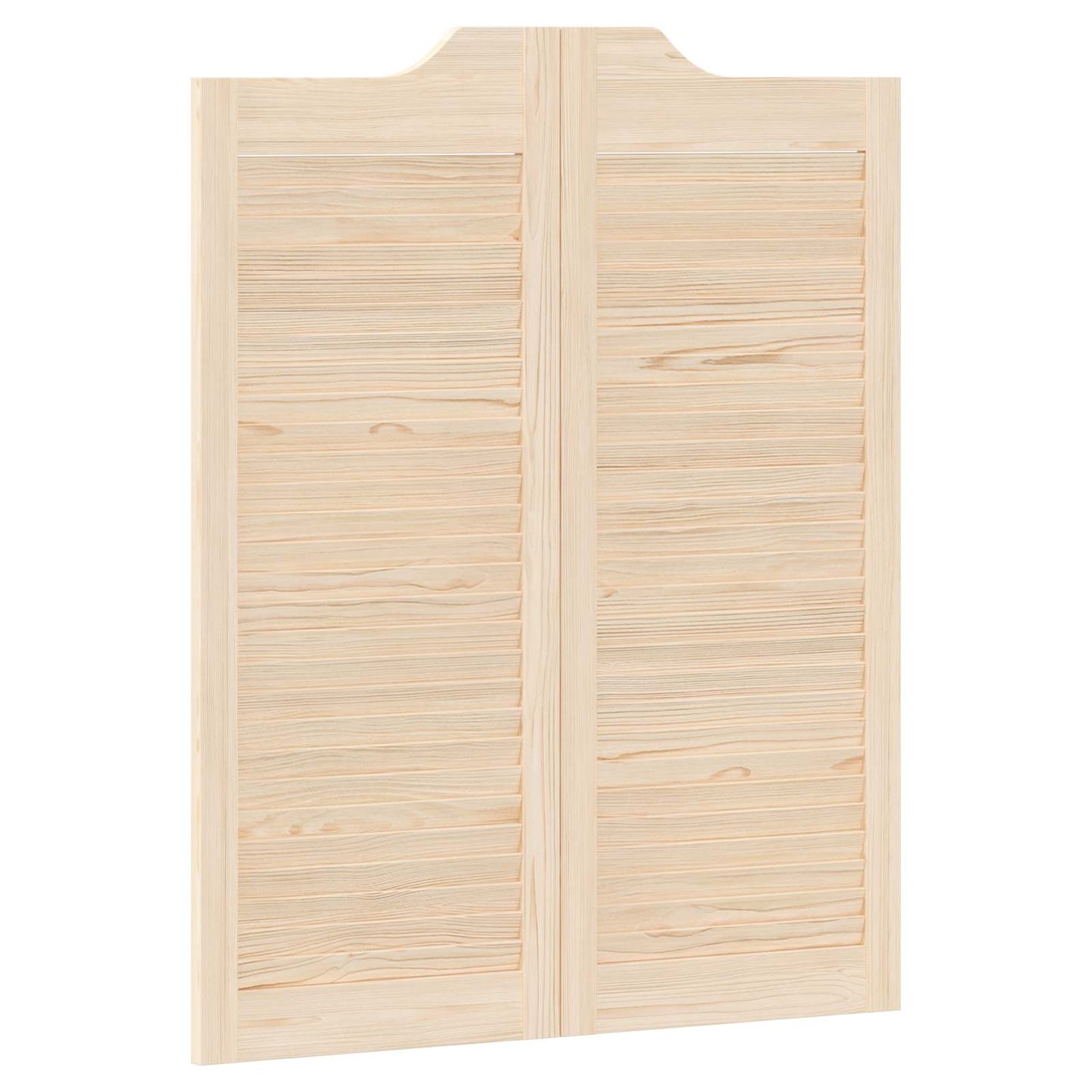 Porte Swing 2 pcs Naturale Legno Massello di Pino | homemem39
