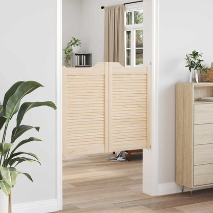 Porte Swing Naturale 90 x 50 cm Legno Massello di Pino | homemem39