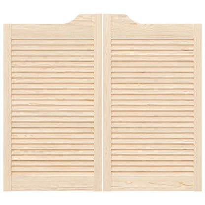 Porte Swing Naturale 90 x 50 cm Legno Massello di Pino | homemem39