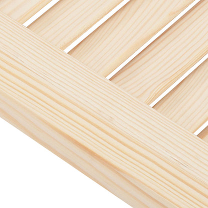Porte Swing Naturale 100 x 50 cm Legno Massello di Pino | homemem39