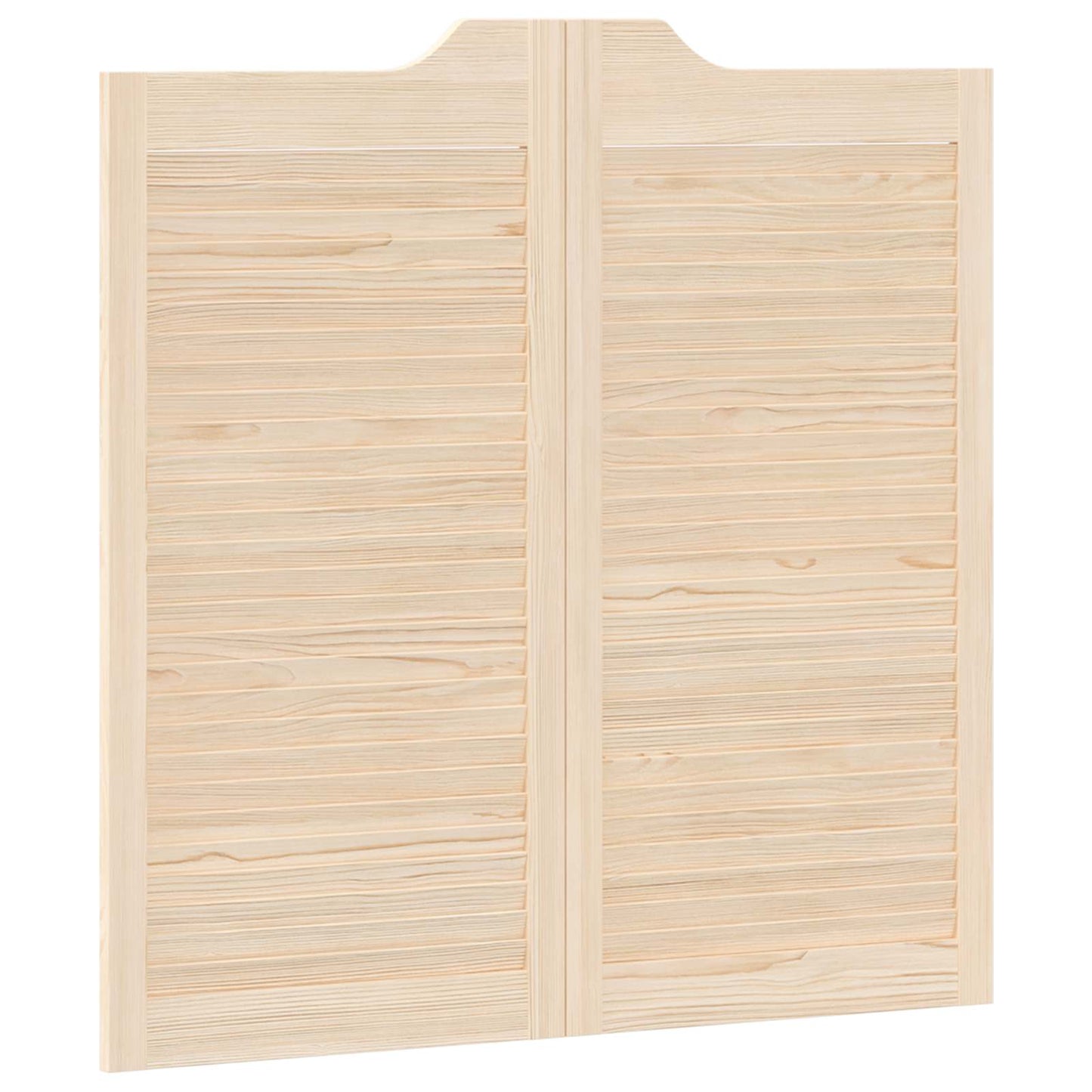 Porte Swing 2 pcs Naturale Legno Massello di Pino | homemem39