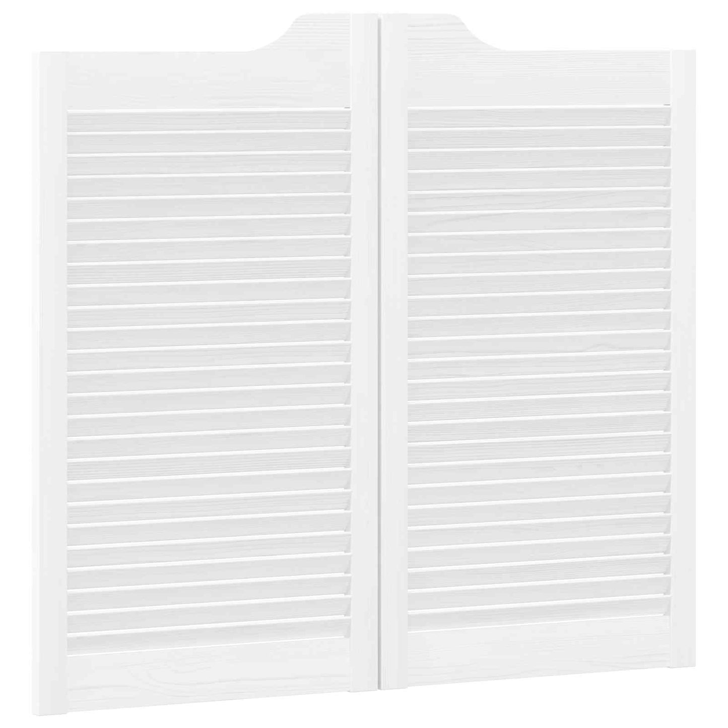 Porte Swing Bianco 90 x 40 cm Legno Massello di Pino | homemem39