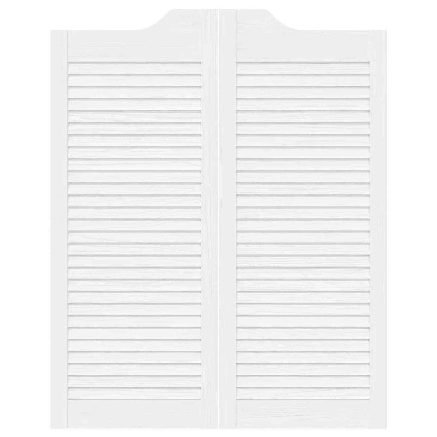 Porte Swing Bianco 100 x 40 cm Legno Massello di Pino | homemem39