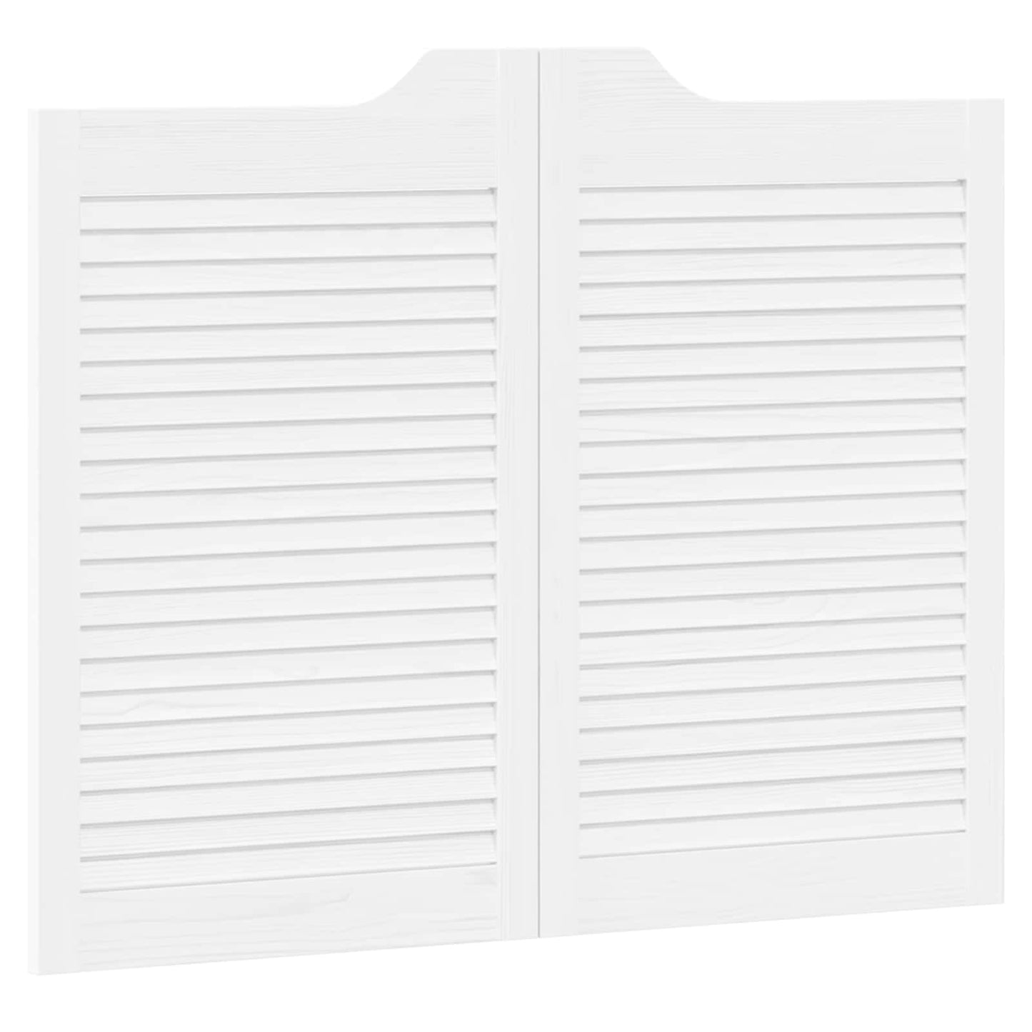 Porte Swing Bianco 80 x 50 cm Legno Massello di Pino | homemem39