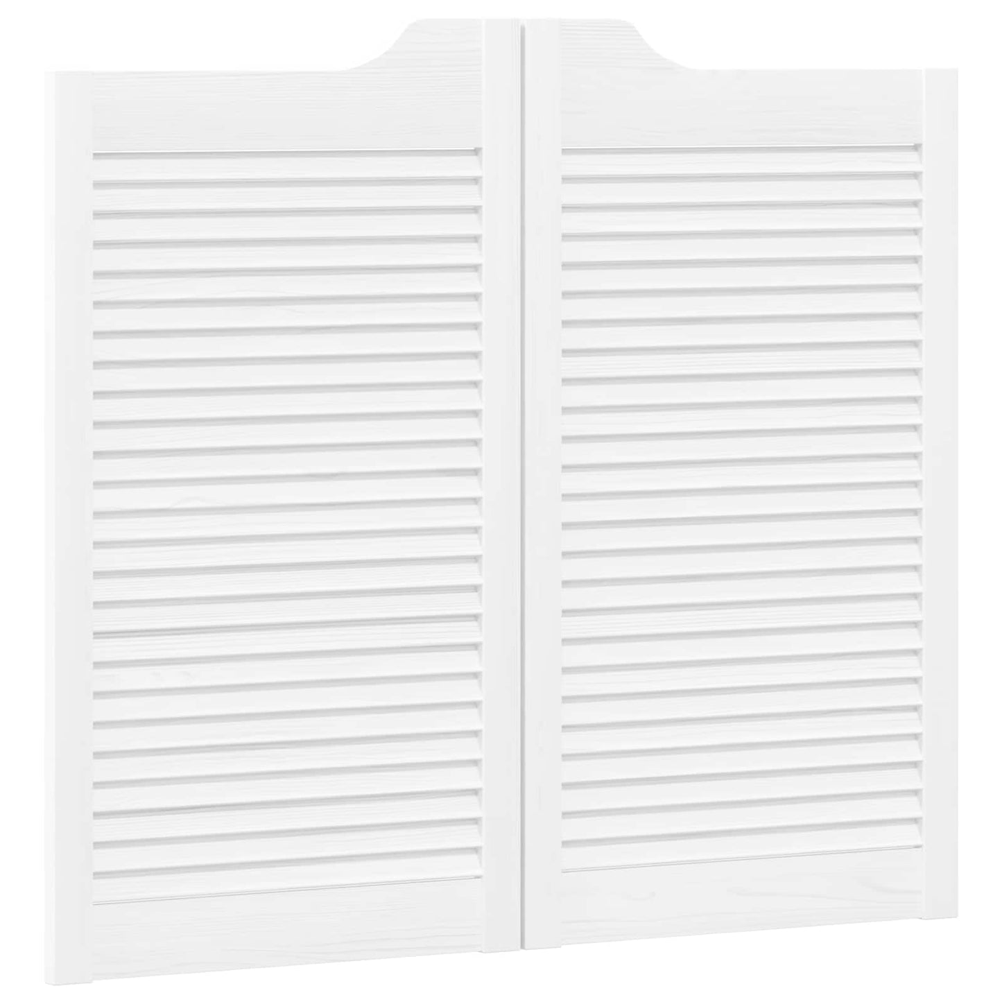 Porte Swing Bianco 90 x 50 cm Legno Massello di Pino | homemem39