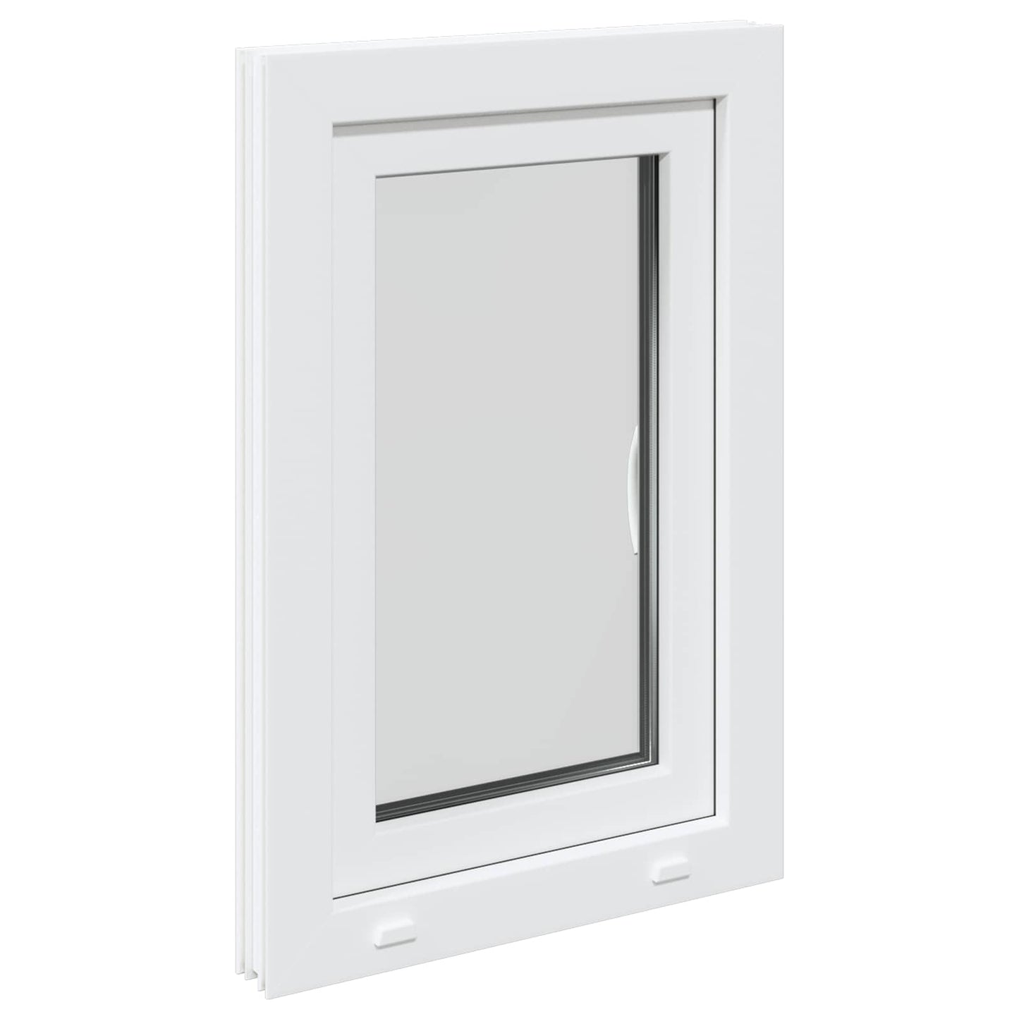 Finestra per Soffitta RISOR 50 x 75 cm PVC e Vetro Bianco | homemem39