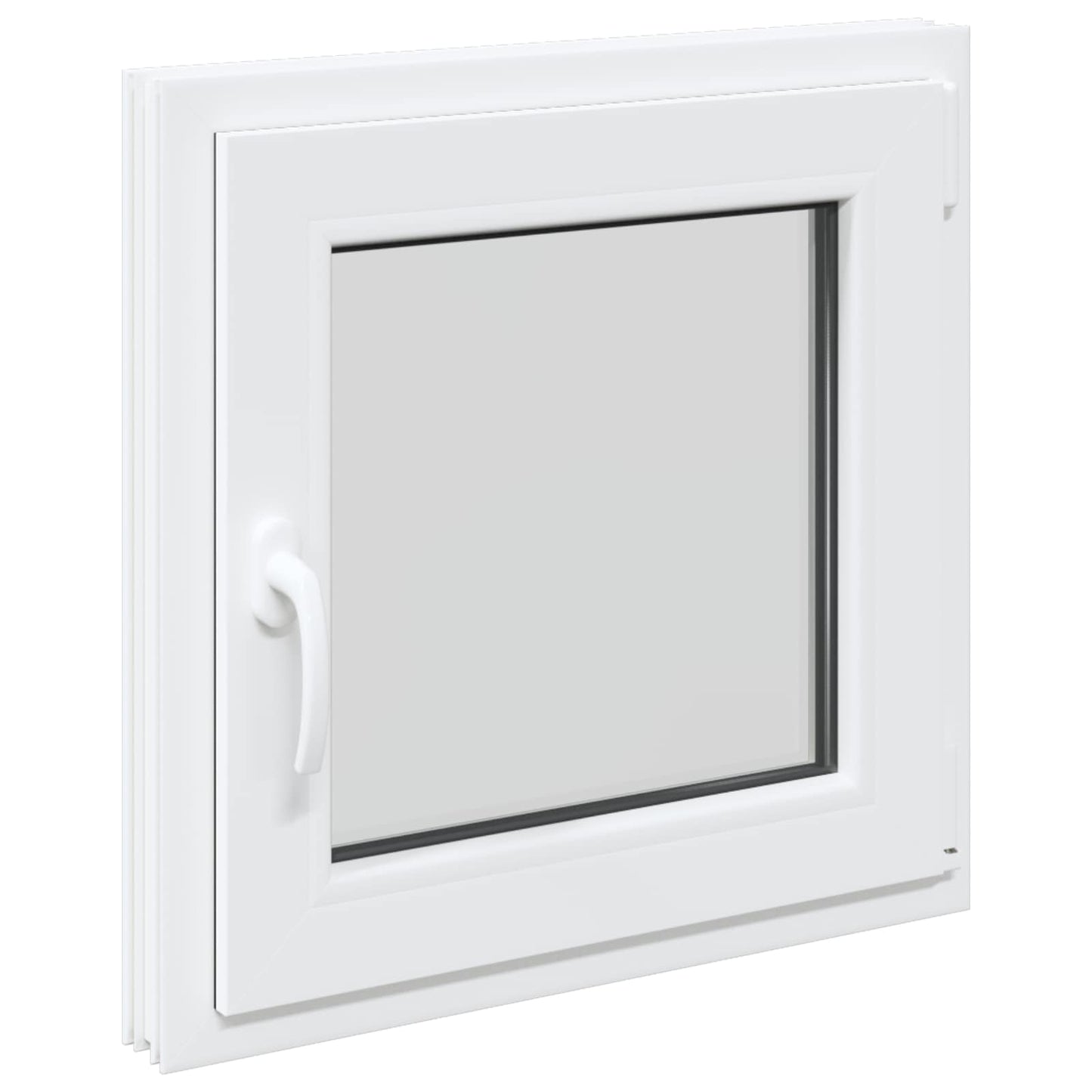 Finestra per Soffitta RISOR 60 x 60 cm PVC e Vetro Bianco | homemem39
