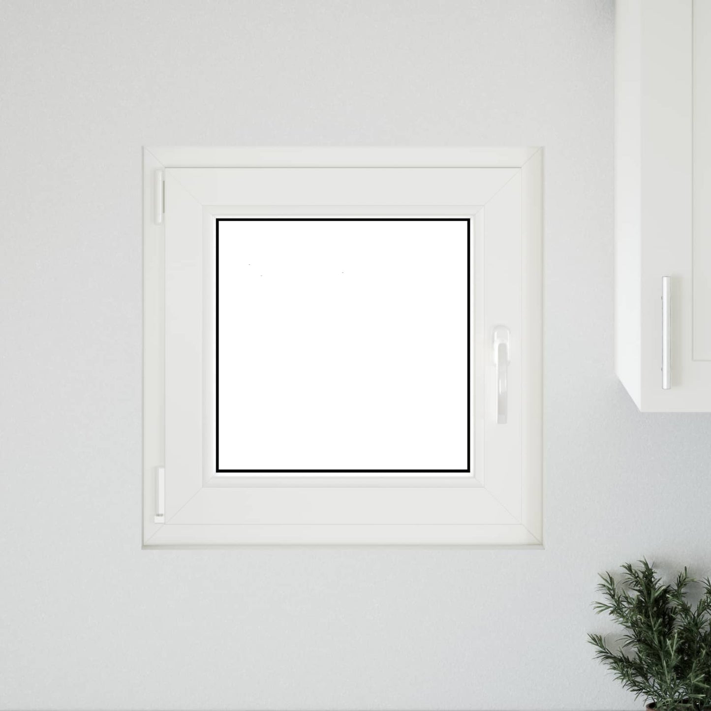 Finestra per Soffitta RISOR 60 x 60 cm PVC e Vetro Bianco | homemem39