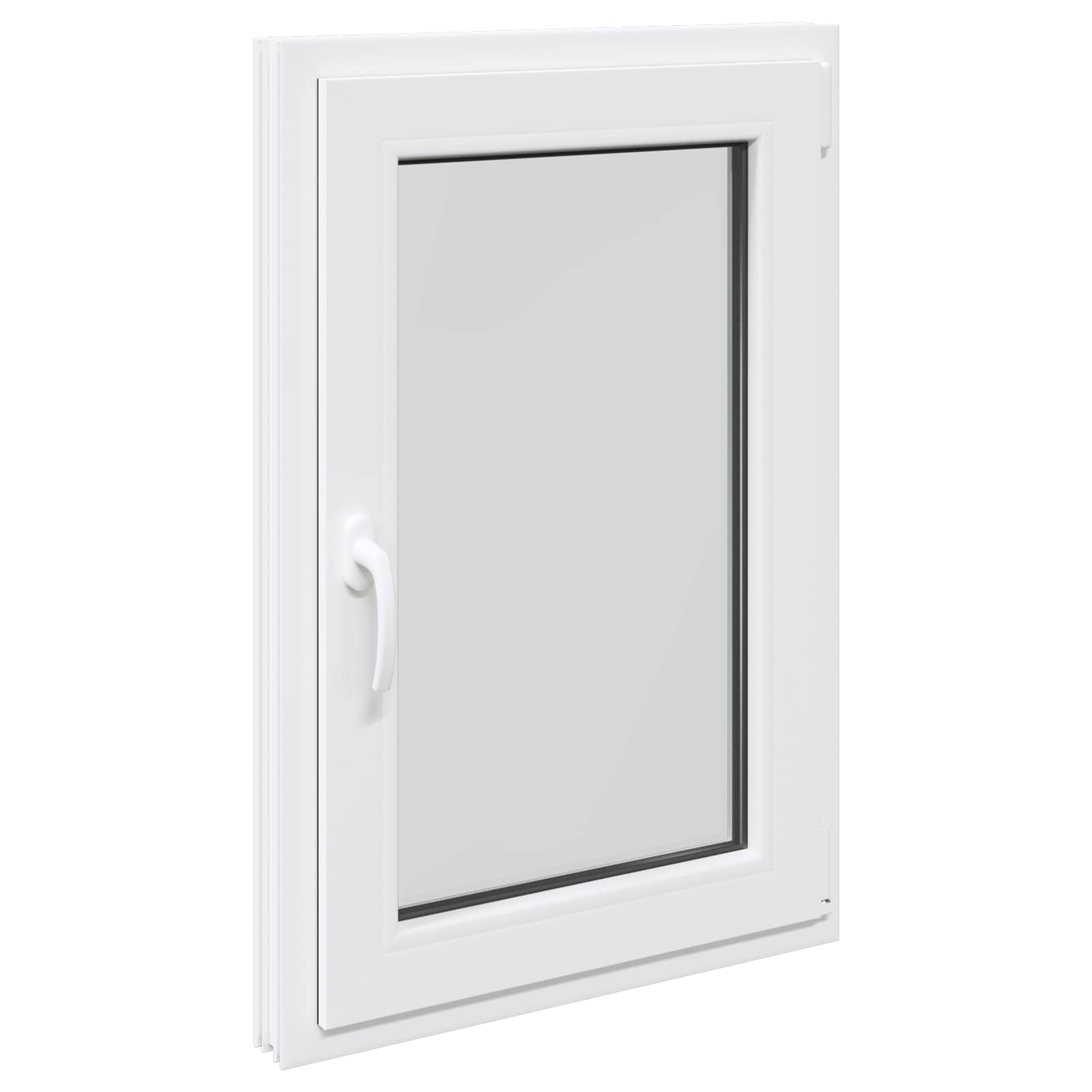 Finestra per Soffitta RISOR 60 x 80 cm PVC e Vetro Bianco | homemem39