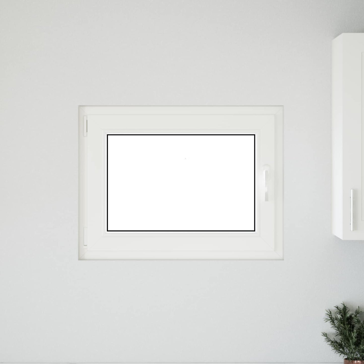 Finestra per Soffitta RISOR 80 x 50 cm PVC e Vetro Bianco | homemem39