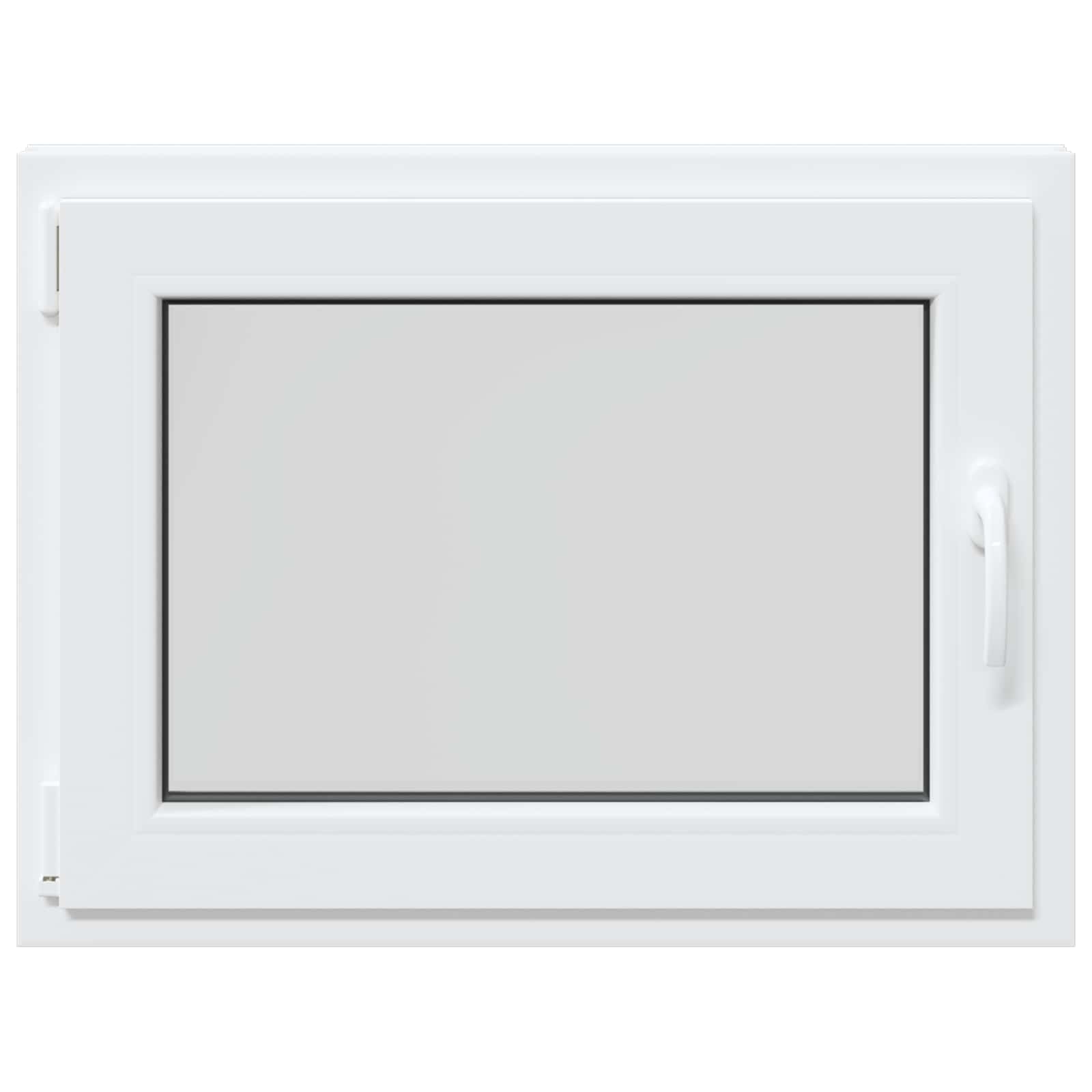Finestra per Soffitta RISOR 80 x 50 cm PVC e Vetro Bianco | homemem39
