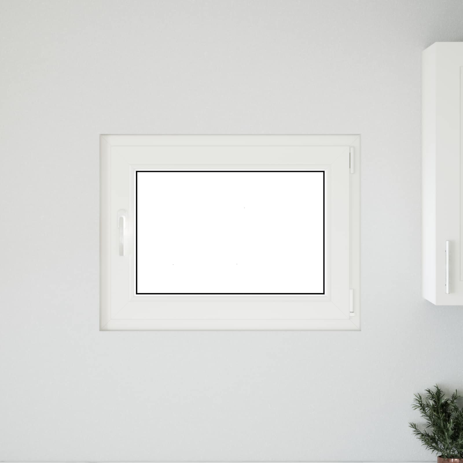 Finestra per Soffitta RISOR 80 x 60 cm PVC e Vetro Bianco | homemem39