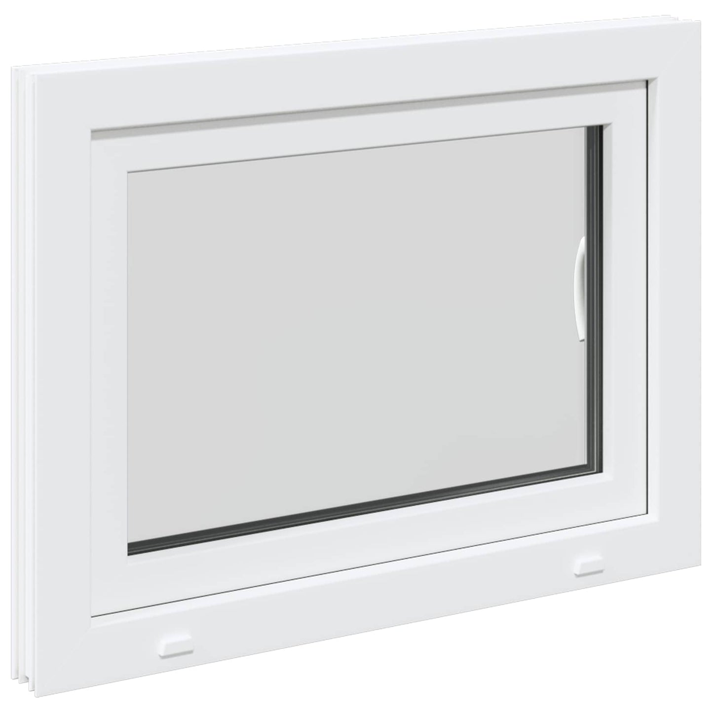 Finestra per Soffitta RISOR 80 x 60 cm PVC e Vetro Bianco | homemem39