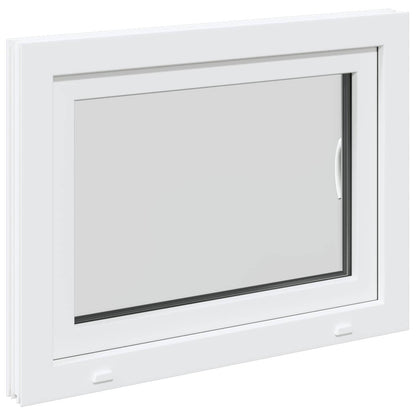 Finestra per Soffitta RISOR 80 x 60 cm PVC e Vetro Bianco | homemem39