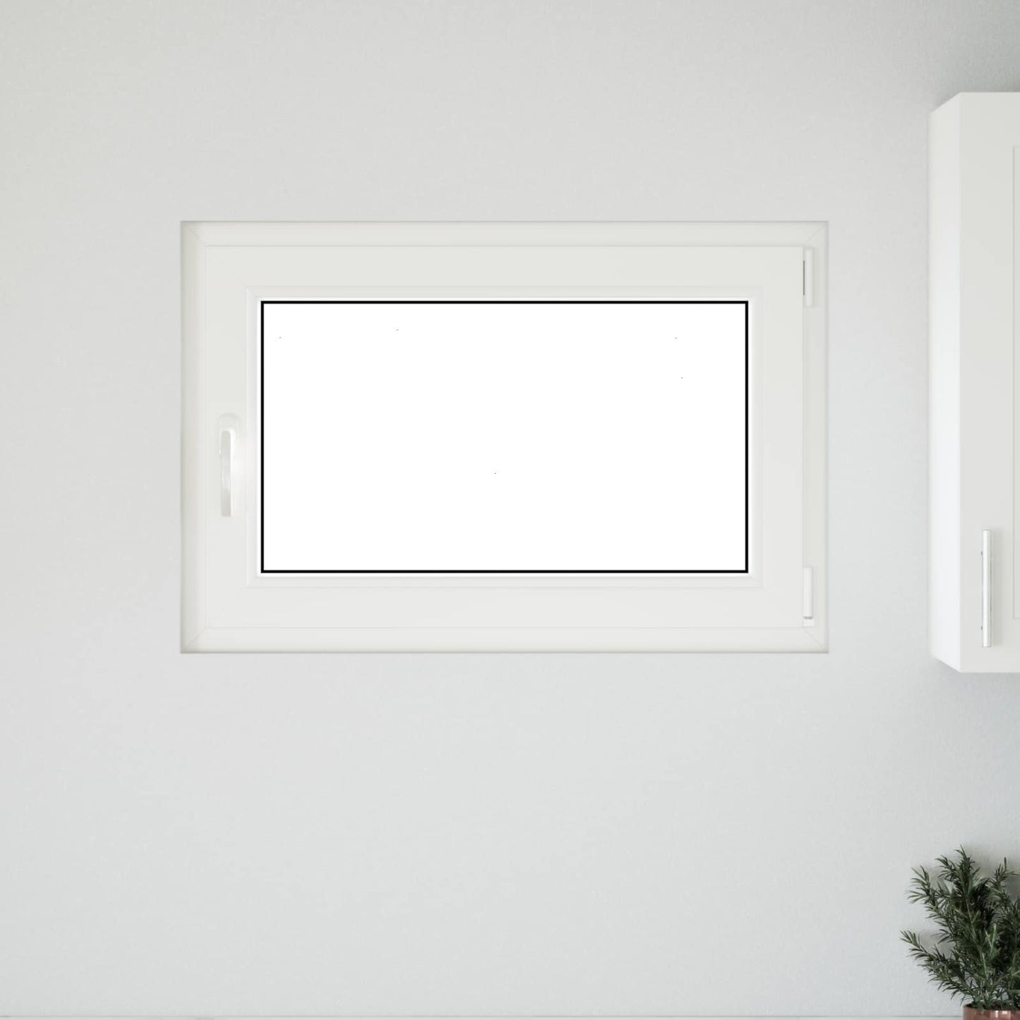 Finestra per Soffitta RISOR 90 x 50 cm PVC e Vetro Bianco | homemem39