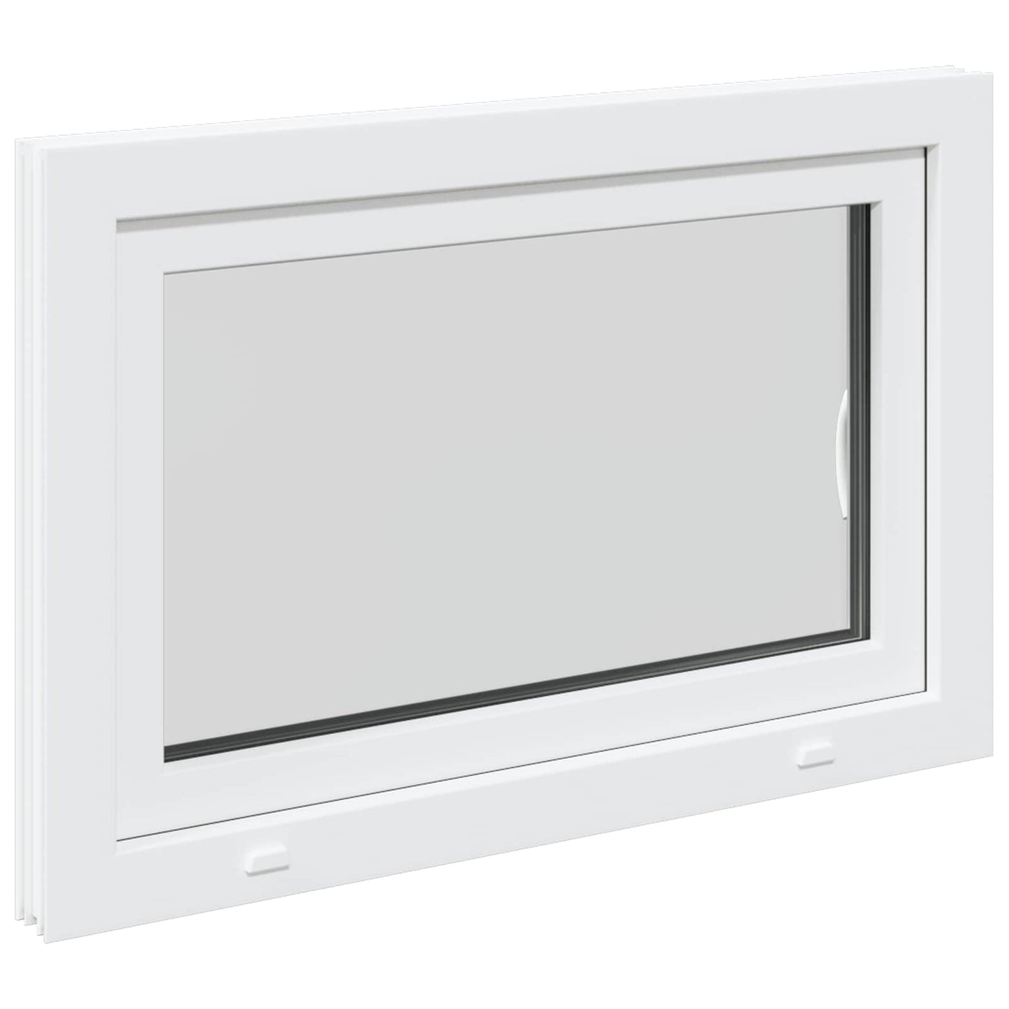 Finestra per Soffitta RISOR 90 x 50 cm PVC e Vetro Bianco | homemem39