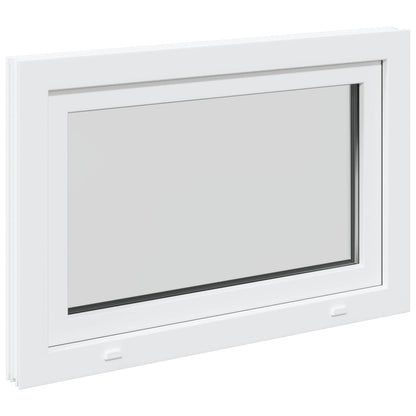 Finestra per Soffitta RISOR 90 x 50 cm PVC e Vetro Bianco | homemem39