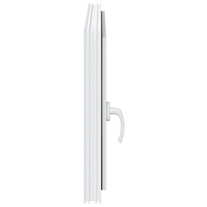Finestra per Soffitta RISOR 90 x 60 cm PVC e Vetro Bianco | homemem39