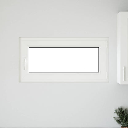 Finestra per Soffitta RISOR 100 x 50 cm PVC e Vetro Bianco | homemem39