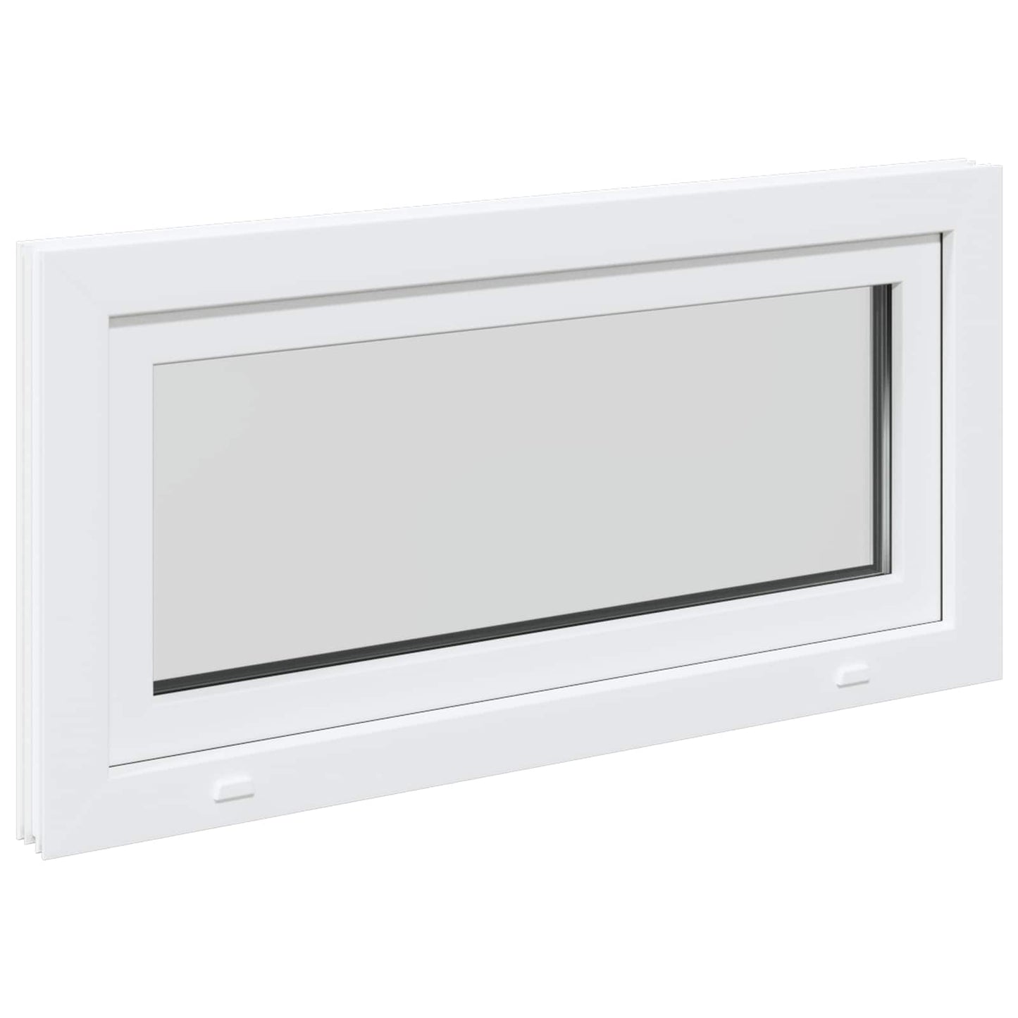 Finestra per Soffitta RISOR 100 x 50 cm PVC e Vetro Bianco | homemem39
