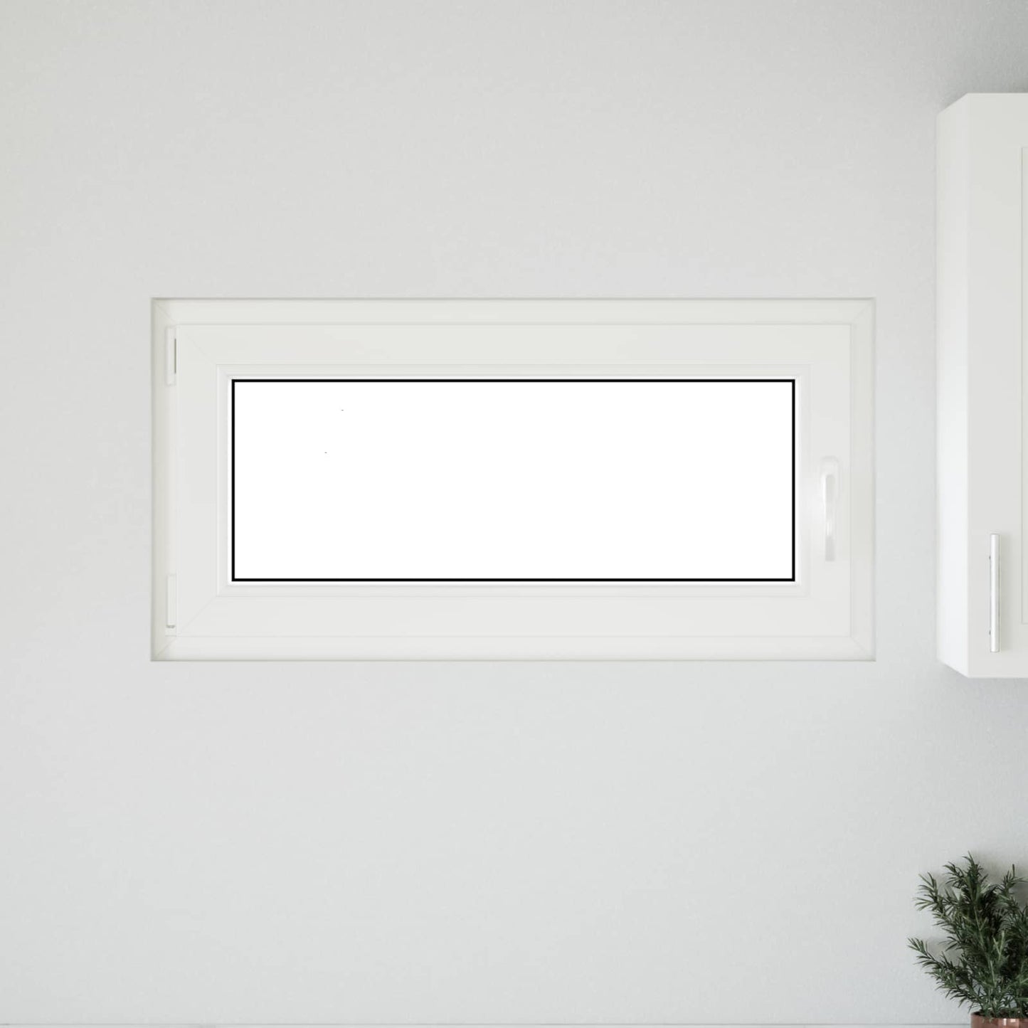 Finestra per Soffitta RISOR 100 x 50 cm PVC e Vetro Bianco | homemem39