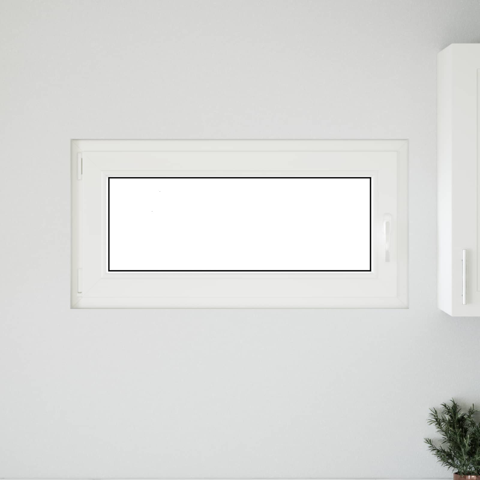 Finestra per Soffitta RISOR 100 x 50 cm PVC e Vetro Bianco | homemem39