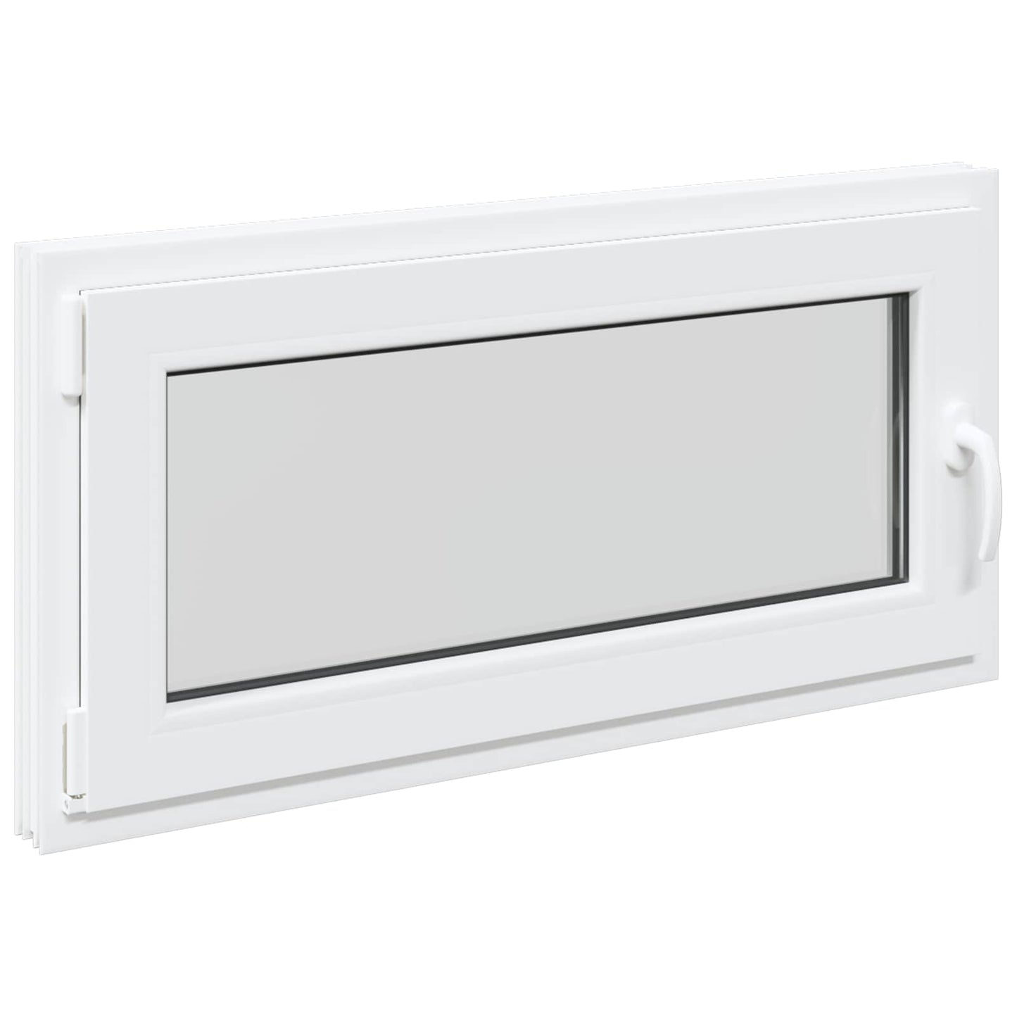 Finestra per Soffitta RISOR 100 x 50 cm PVC e Vetro Bianco | homemem39