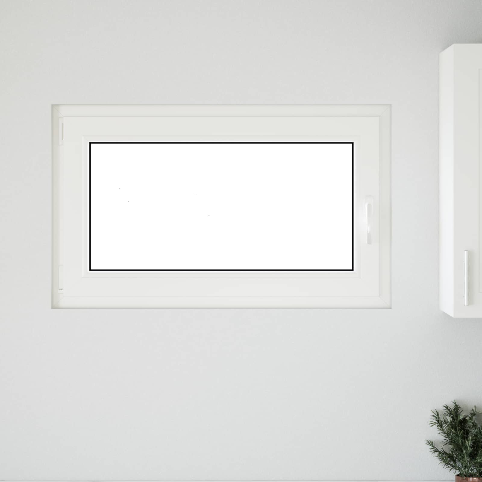 Finestra per Soffitta RISOR 100 x 70 cm PVC e Vetro Bianco | homemem39