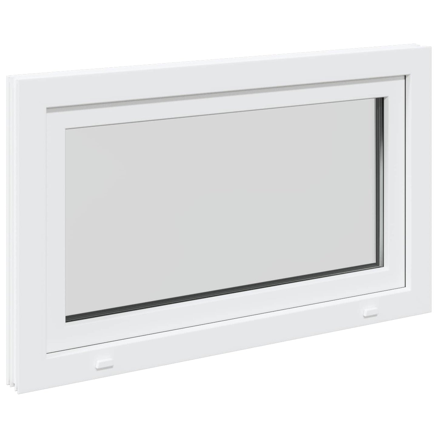 Finestra per Soffitta RISOR 100 x 70 cm PVC e Vetro Bianco | homemem39