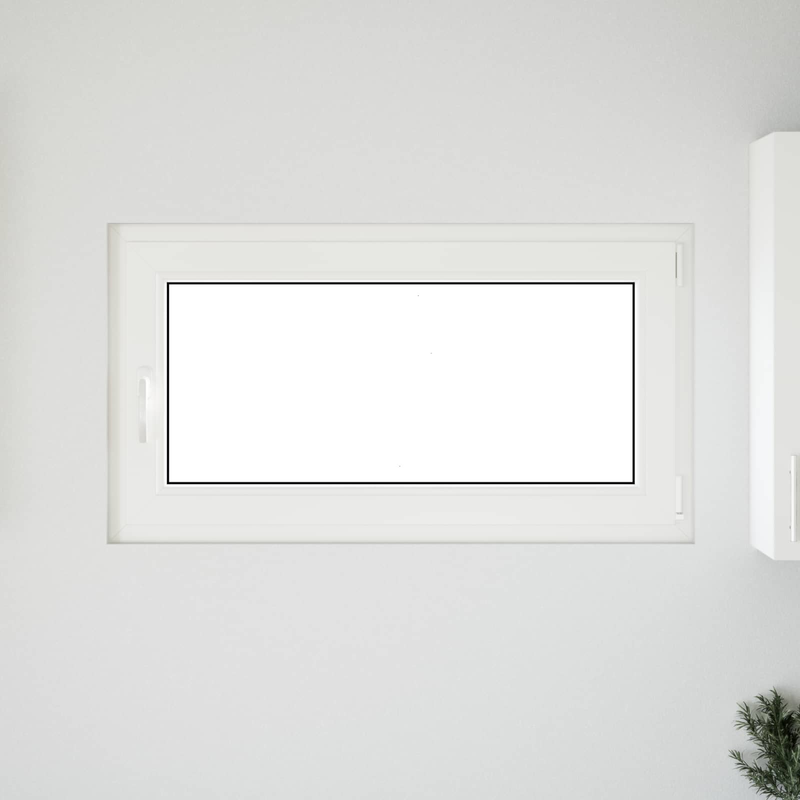 Finestra per Soffitta RISOR 110 x 50 cm PVC e Vetro Bianco | homemem39