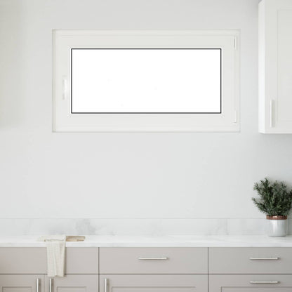 Finestra per Soffitta RISOR 110 x 60 cm PVC e Vetro Bianco | homemem39