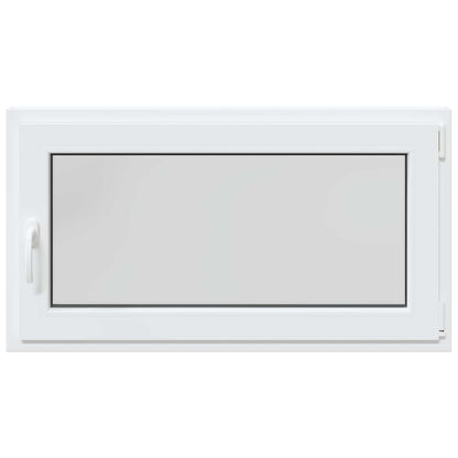 Finestra per Soffitta RISOR 110 x 60 cm PVC e Vetro Bianco | homemem39