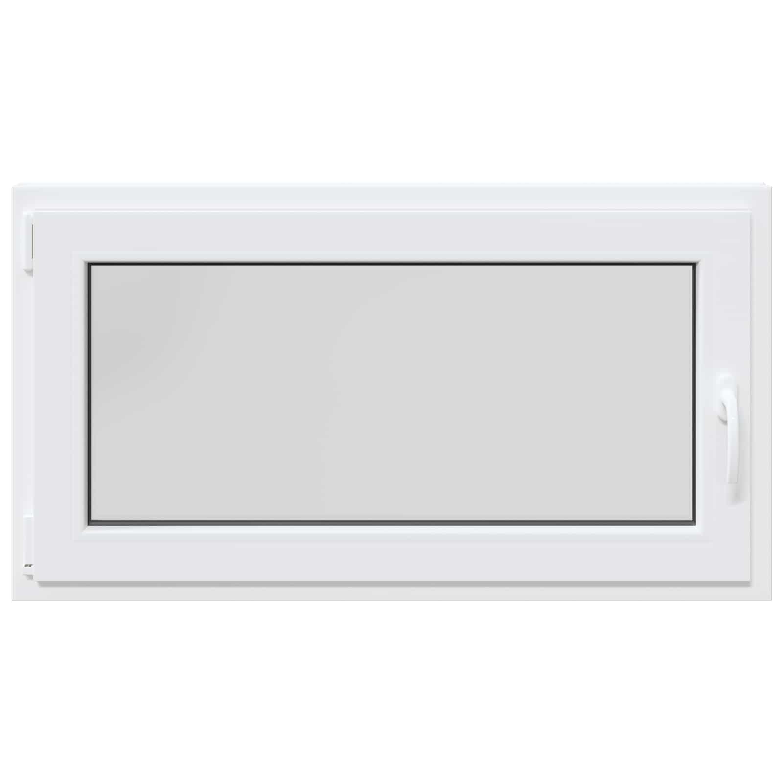 Finestra per Soffitta RISOR 110 x 60 cm PVC e Vetro Bianco | homemem39