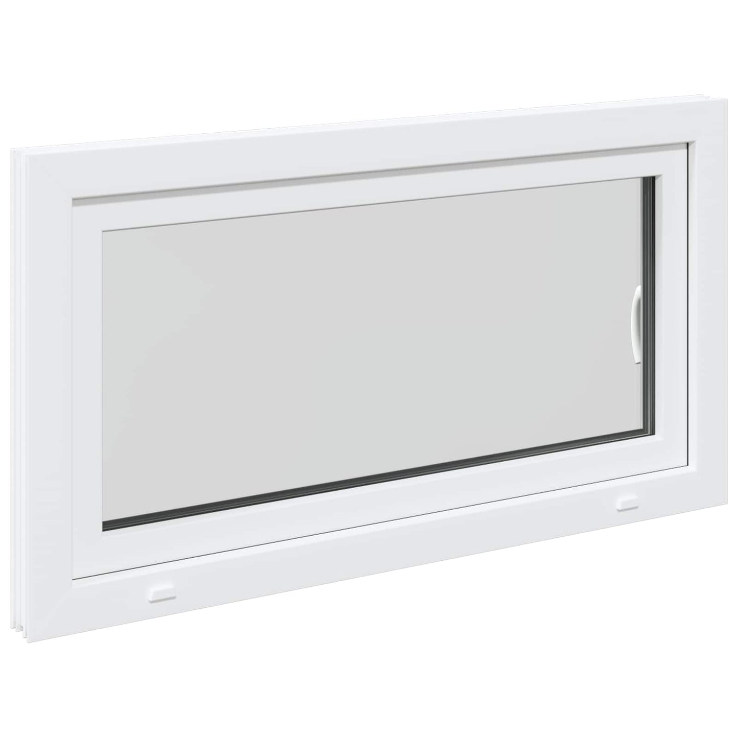 Finestra per Soffitta RISOR 110 x 70 cm PVC e Vetro Bianco | homemem39