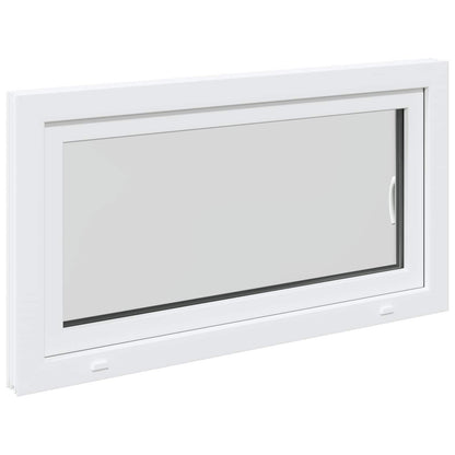 Finestra per Soffitta RISOR 110 x 70 cm PVC e Vetro Bianco | homemem39