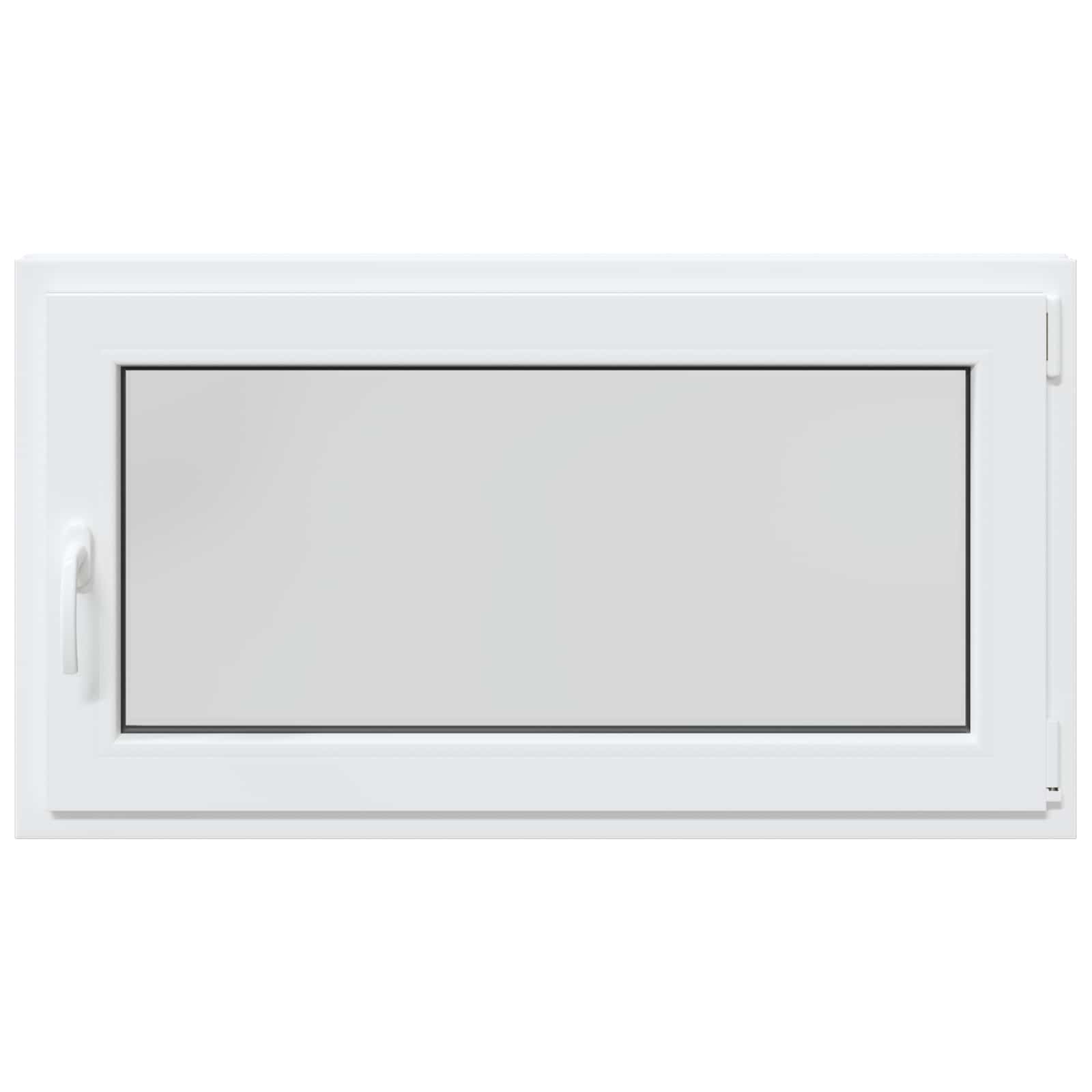 Finestra per Soffitta RISOR 110 x 70 cm PVC e Vetro Bianco | homemem39