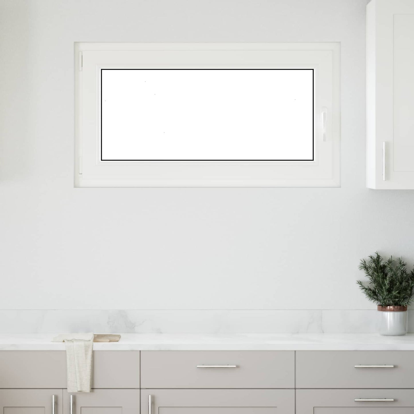 Finestra per Soffitta RISOR 110 x 70 cm PVC e Vetro Bianco | homemem39