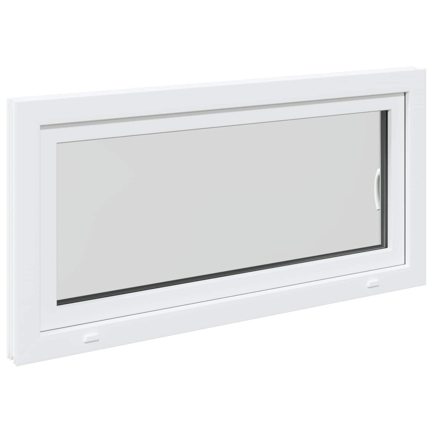 Finestra per Soffitta RISOR 120 x 60 cm PVC e Vetro Bianco | homemem39