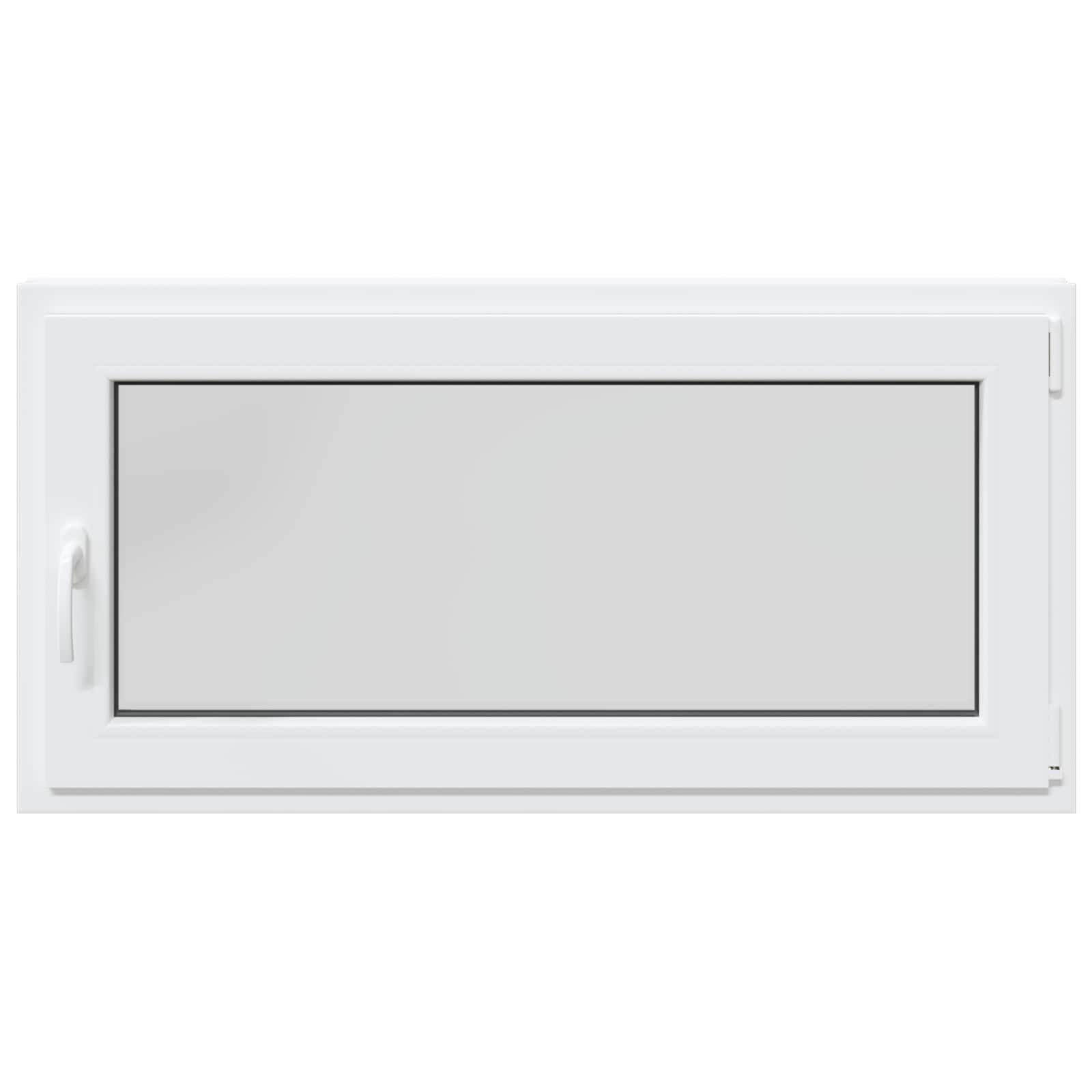 Finestra per Soffitta RISOR 120 x 60 cm PVC e Vetro Bianco | homemem39