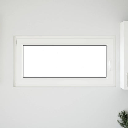 Finestra per Soffitta RISOR 120 x 60 cm PVC e Vetro Bianco | homemem39