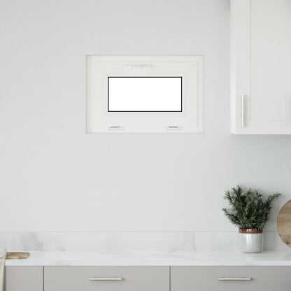 Finestra per Soffitta RISOR 60 x 40 cm PVC e Vetro Bianco | homemem39