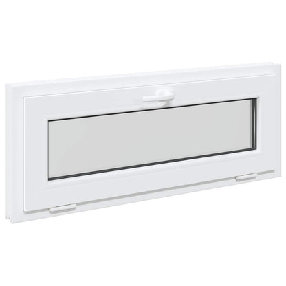 Finestra per Soffitta RISOR 100 x 40 cm PVC e Vetro Bianco | homemem39