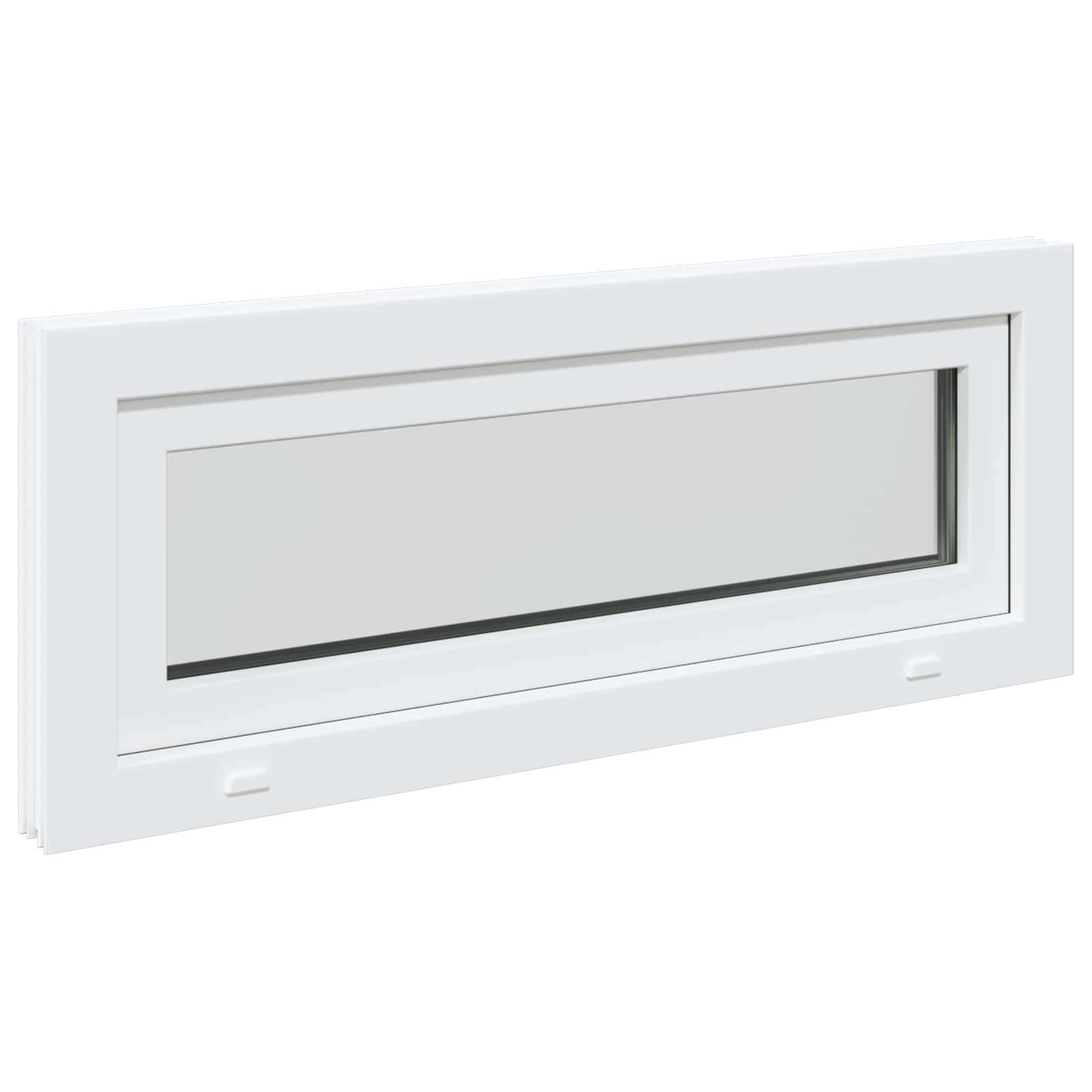 Finestra per Soffitta RISOR 100 x 40 cm PVC e Vetro Bianco | homemem39