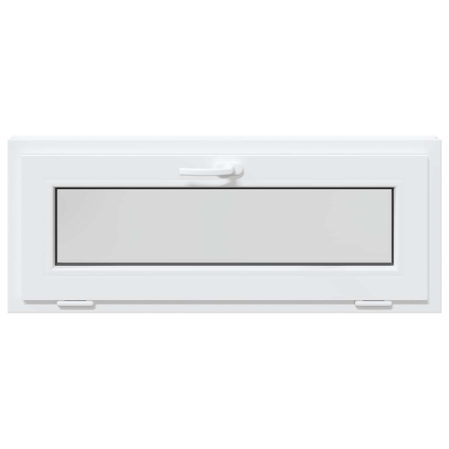 Finestra per Soffitta RISOR 110 x 40 cm PVC e Vetro Bianco | homemem39