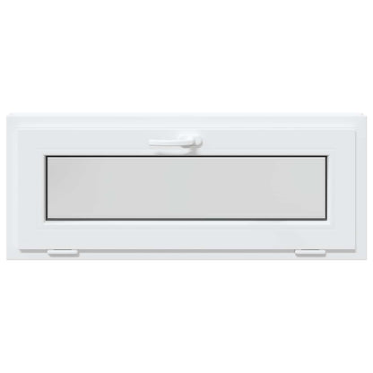 Finestra per Soffitta RISOR 110 x 40 cm PVC e Vetro Bianco | homemem39