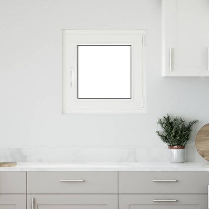 Finestra per Soffitta RISOR 50 x 50 cm PVC e Vetro Bianco | homemem39
