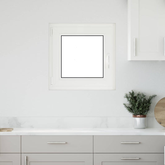 Finestra per Soffitta RISOR 50 x 50 cm PVC e Vetro Bianco | homemem39