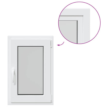Finestra per Soffitta RISOR 50 x 75 cm PVC e Vetro Bianco | homemem39