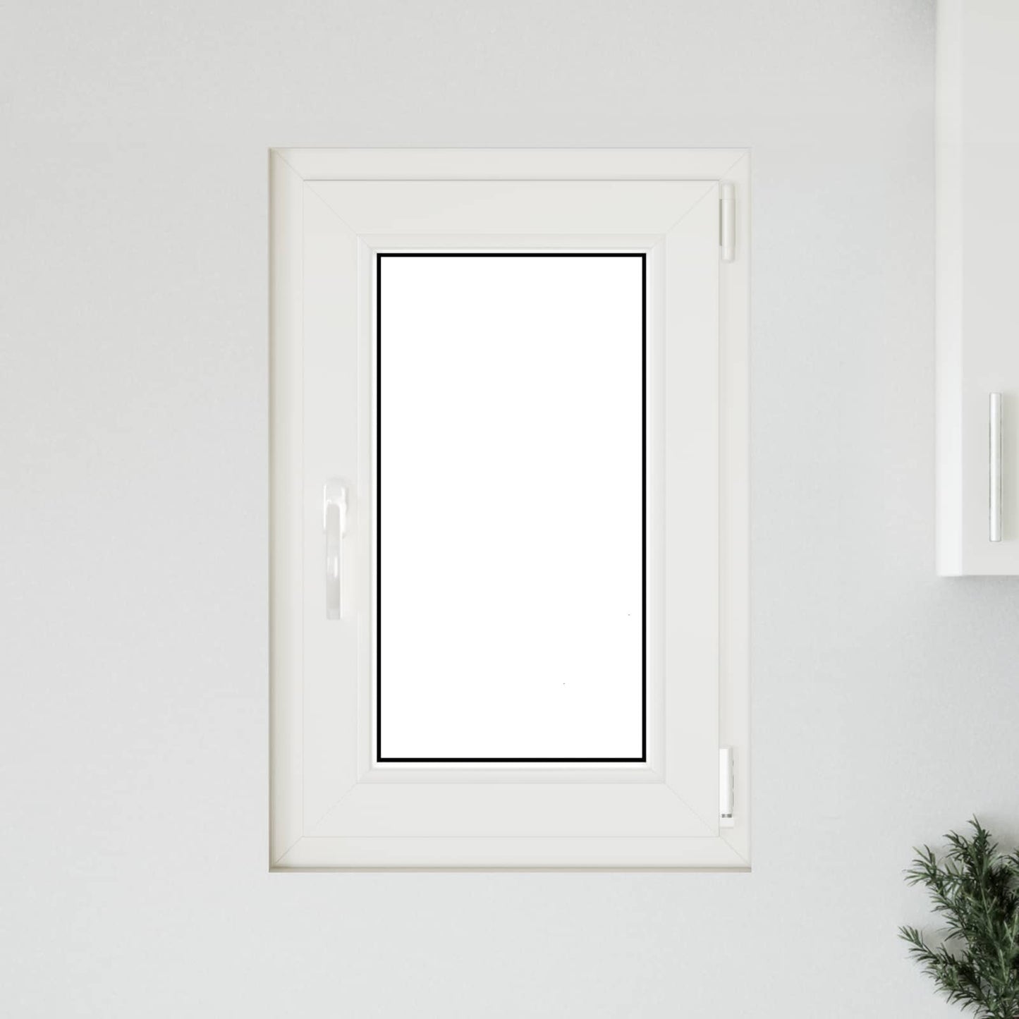 Finestra per Soffitta RISOR 50 x 75 cm PVC e Vetro Bianco | homemem39