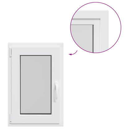 Finestra per Soffitta RISOR 50 x 75 cm PVC e Vetro Bianco | homemem39